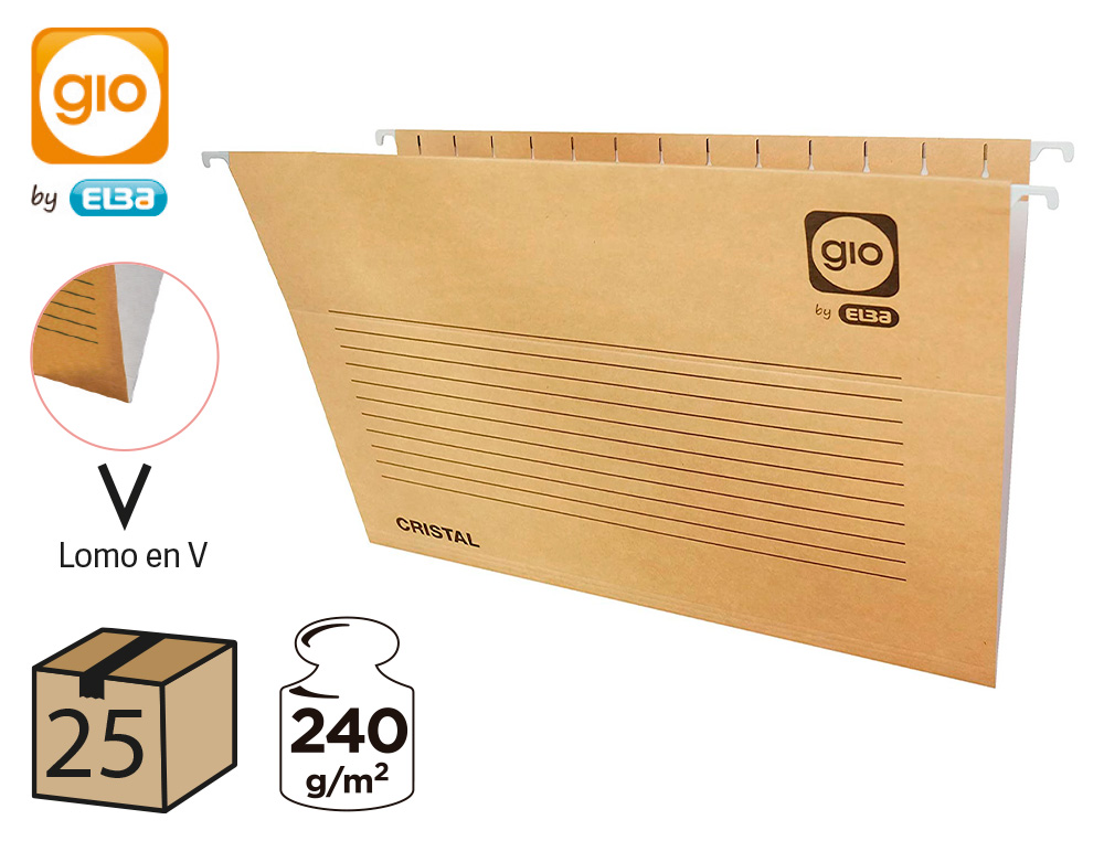 CARPETA COLGANTE GIO FOLIO 42200 240X350 MM