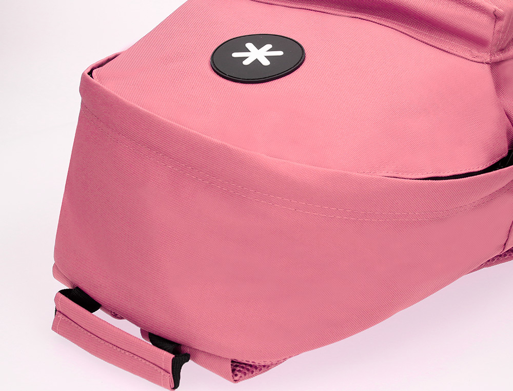 MOCHILA ANTARTIK CON ASA Y BOLSILLOS CON CREMALLERA COLOR CORAL 310X160X410 MM