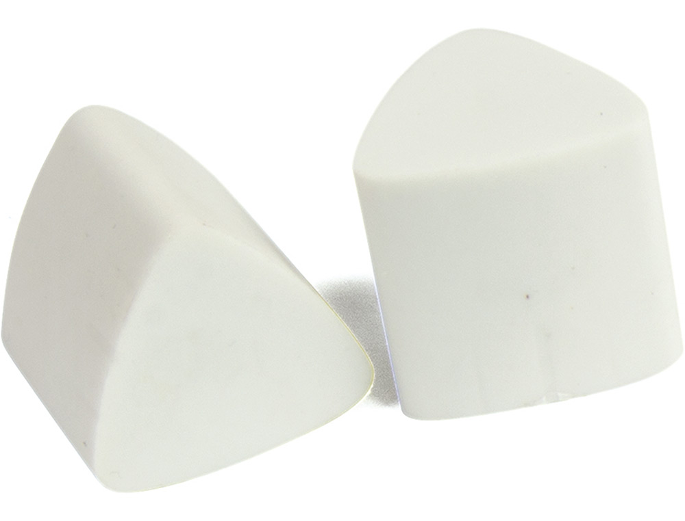 REPUESTO GOMA LIDERPAPEL TRIANGULAR CON SACAPUNTAS BLISTER DE 2 UNIDADES