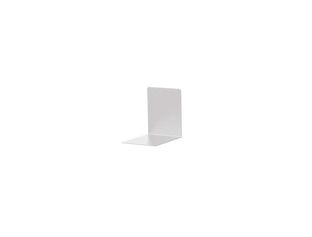 APOYALIBROS METALICO MAUL ALUMINIO 160X150X210 MM PACK DE 2 UNIDADES